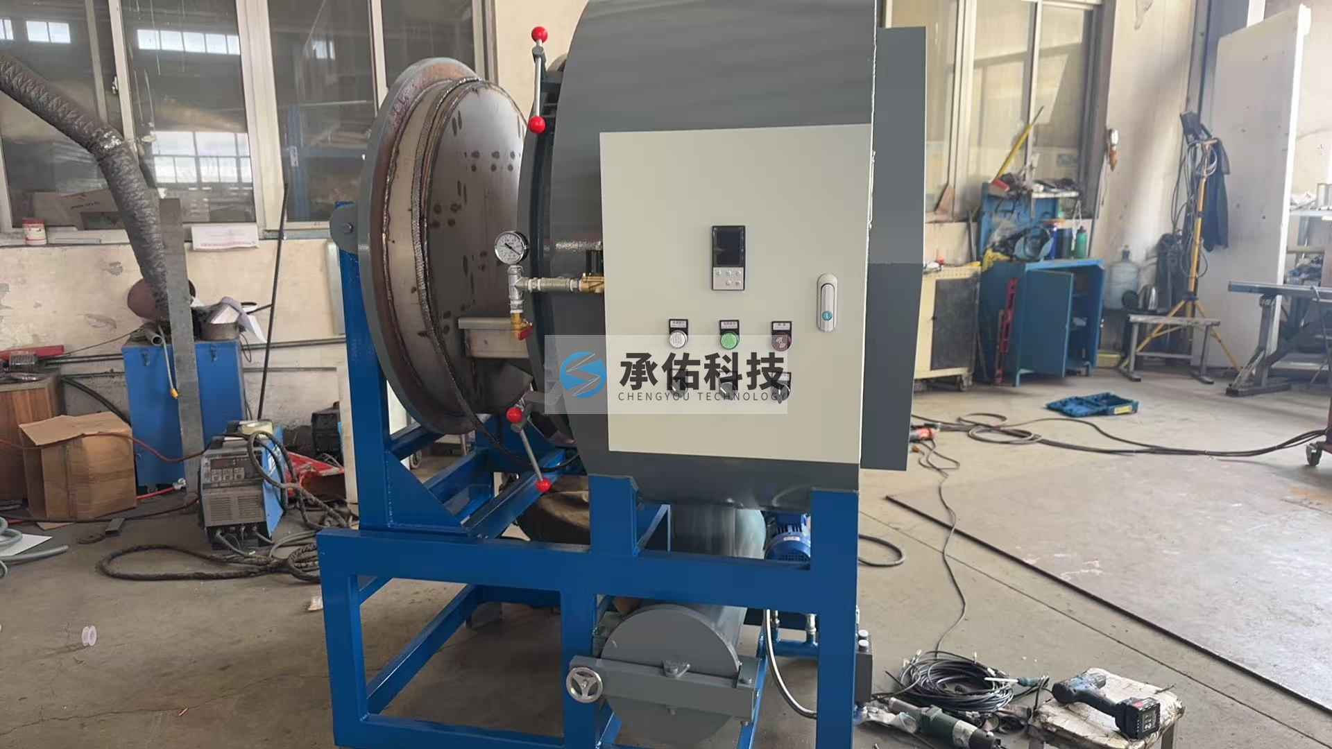 小型φ900*400真空清洗炉-环保清洁炉